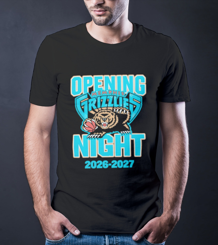 NBA Opening Night 2026 2027 Memphis Grizzlies T-Shirt