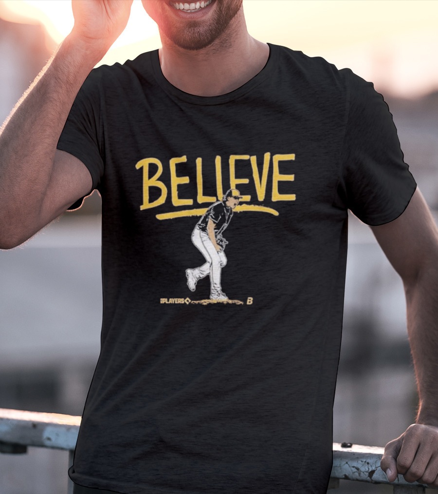 Garrett Mitchell Milwaukee Brewers Believe Runner T-Shirt