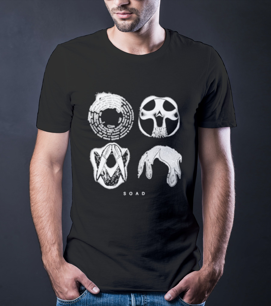 System Of A Down SOAD All For One Skulls T-Shirt