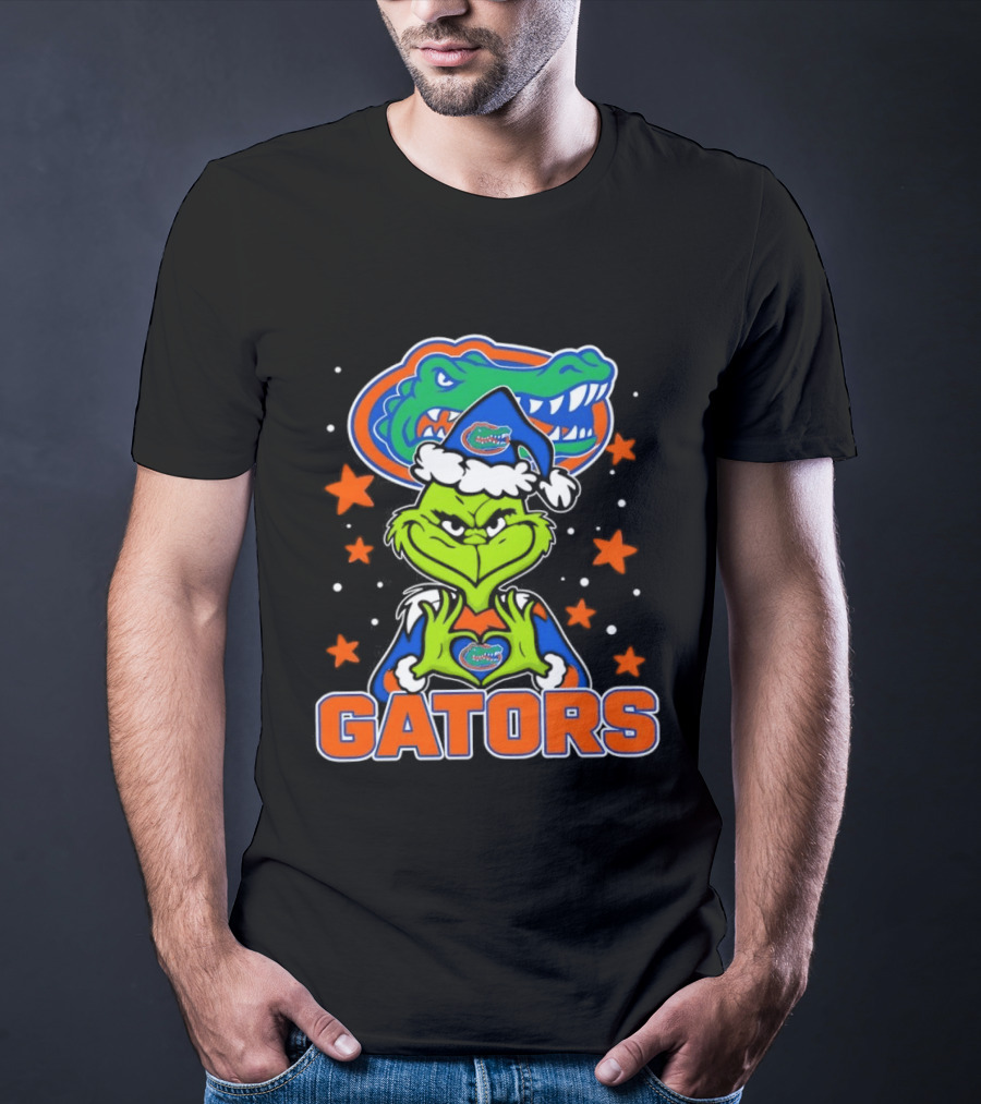 Florida Gators Grinch Christmas College Football Fan T-Shirt