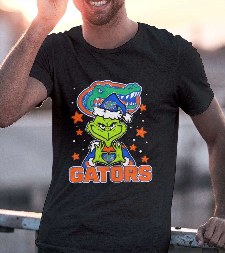 Florida Gators Grinch Christmas College Football Fan T-Shirt