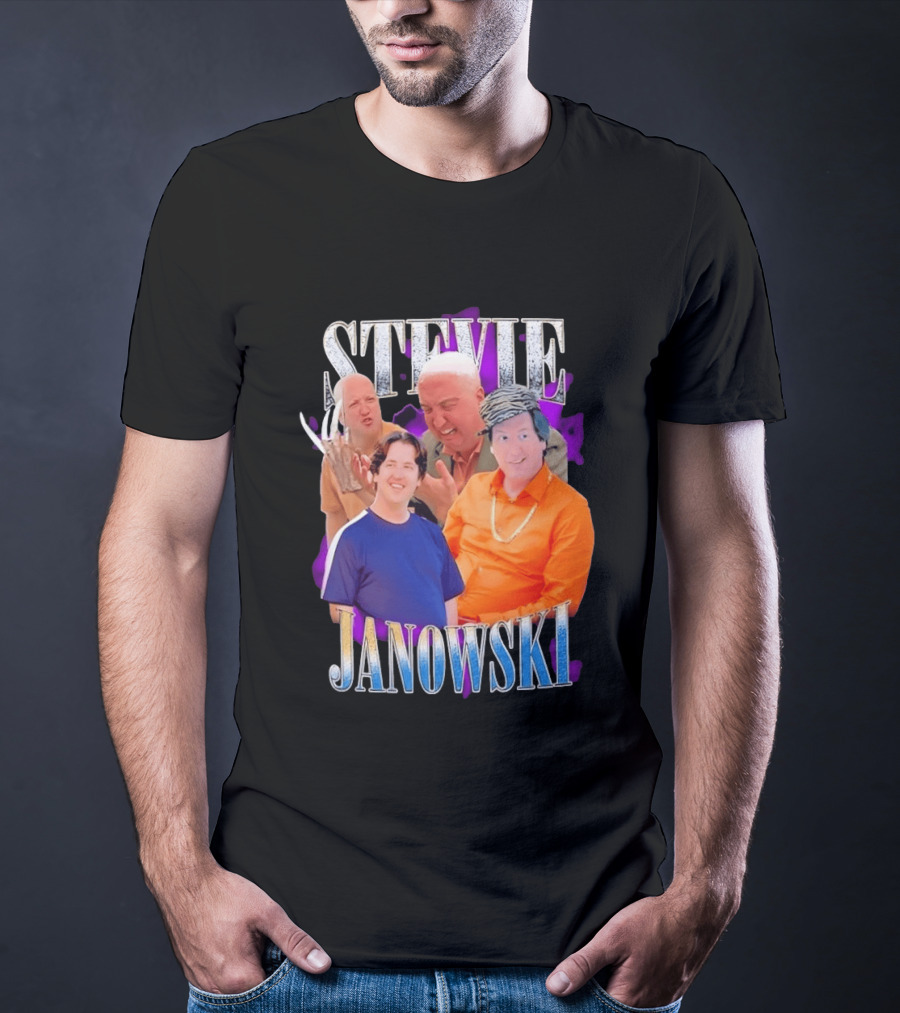 Stevie Janowski Comedy Collage Bootleg T-Shirt