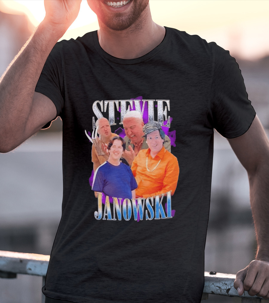 Stevie Janowski Comedy Collage Bootleg T-Shirt