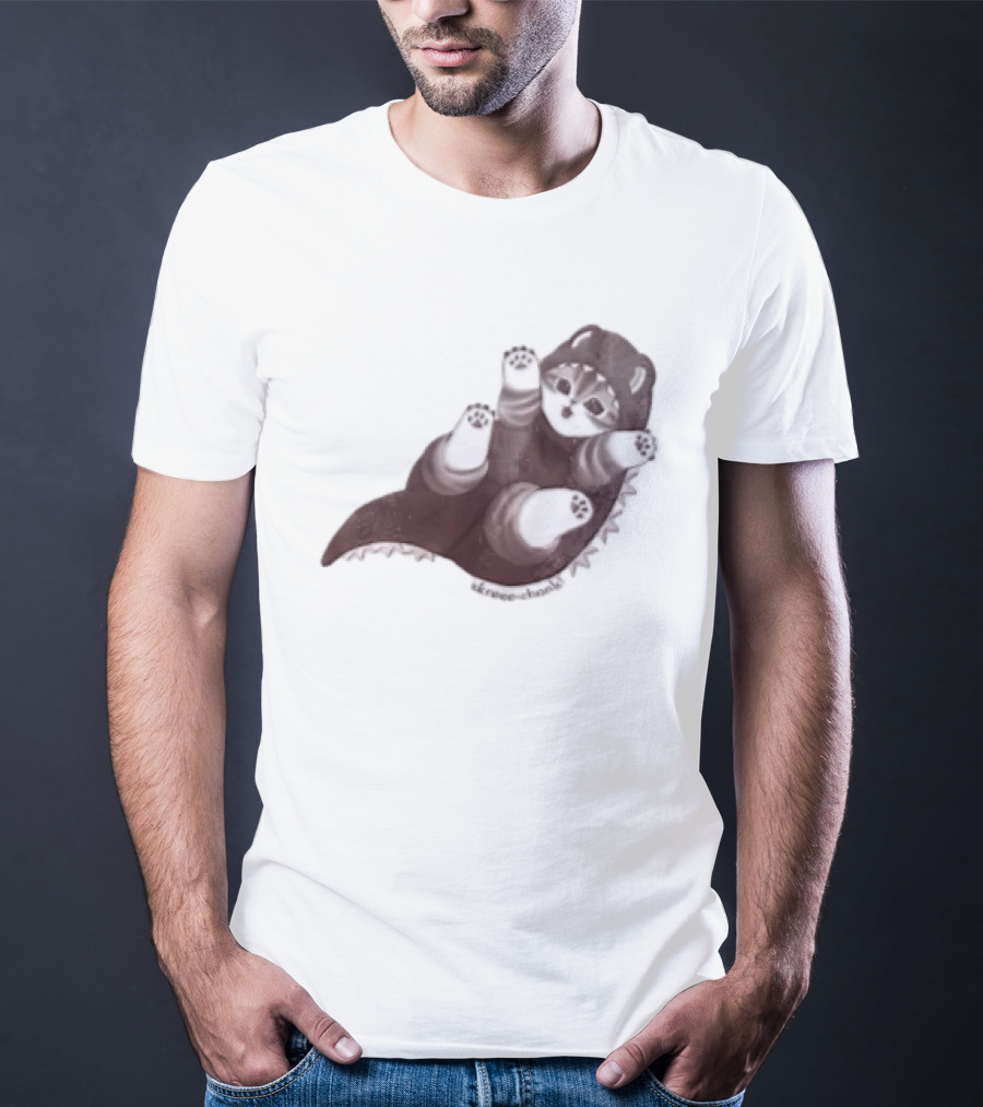 Mofusand Skreeonk Kaiju Cat Paws Playful T-Shirt