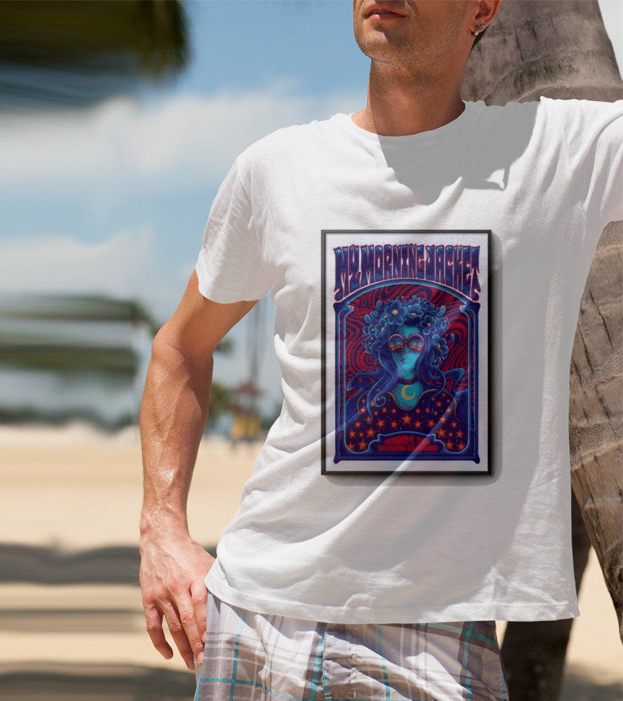My Morning Jacket San Francisco October 9 2026 Psychedelic Floral Woman T-Shirt