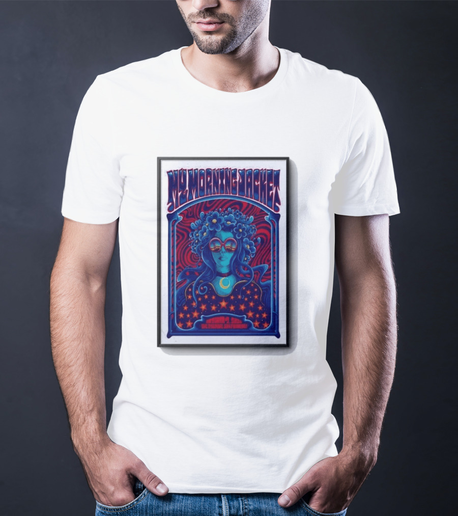 My Morning Jacket San Francisco October 9 2026 Psychedelic Floral Woman T-Shirt