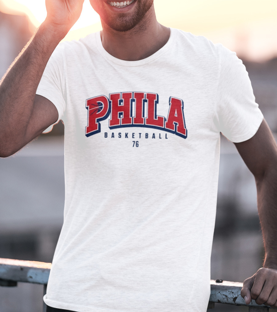 PHILA Basketball 76ers Retro Sports T-Shirt