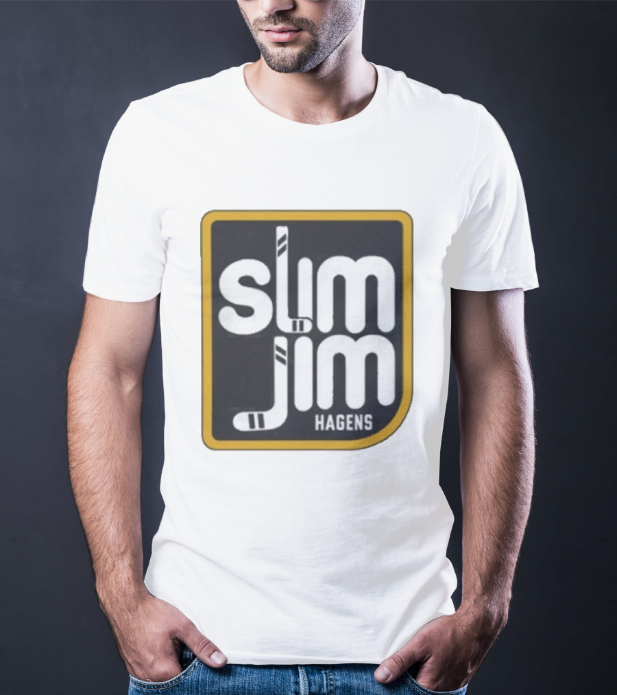 Hagens Slim Jim Hockey Stick Visual T-Shirt