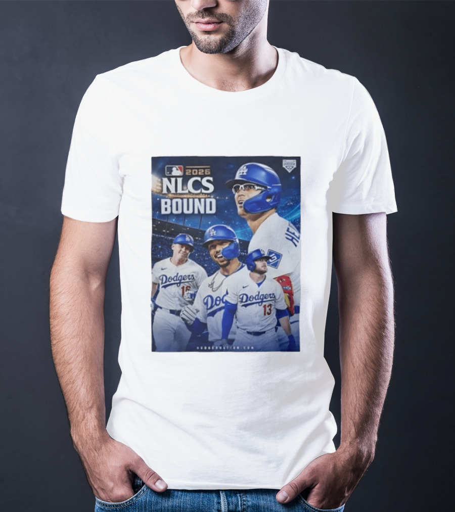 MLB 2026 NLCS Bound Los Angeles Dodgers Baseball Players T-Shirt