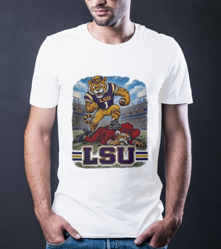 LSU Tigers Victory Over Ole Miss Rebels 2026 Football Rivalry T-Shirt
