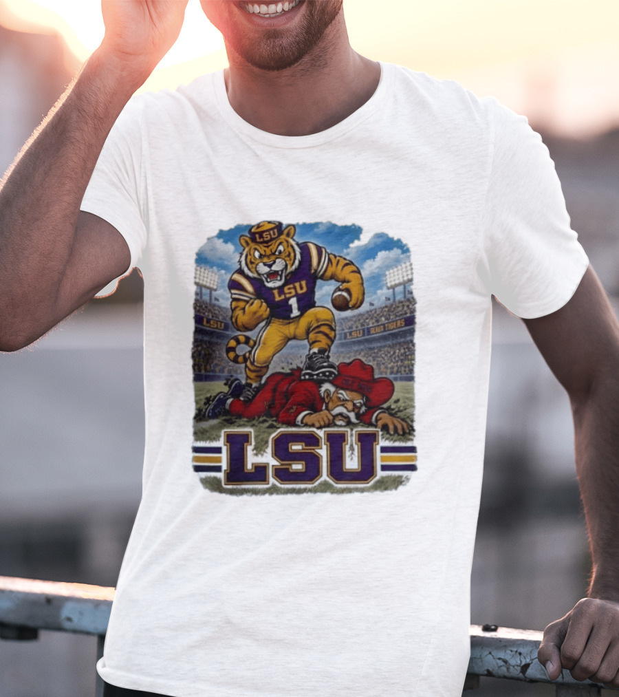 LSU Tigers Victory Over Ole Miss Rebels 2026 Football Rivalry T-Shirt