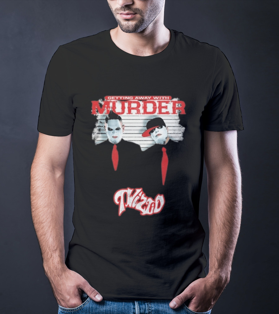Twiztid Getting Away With Murder Face Paint Horror Music Duo T-Shirt