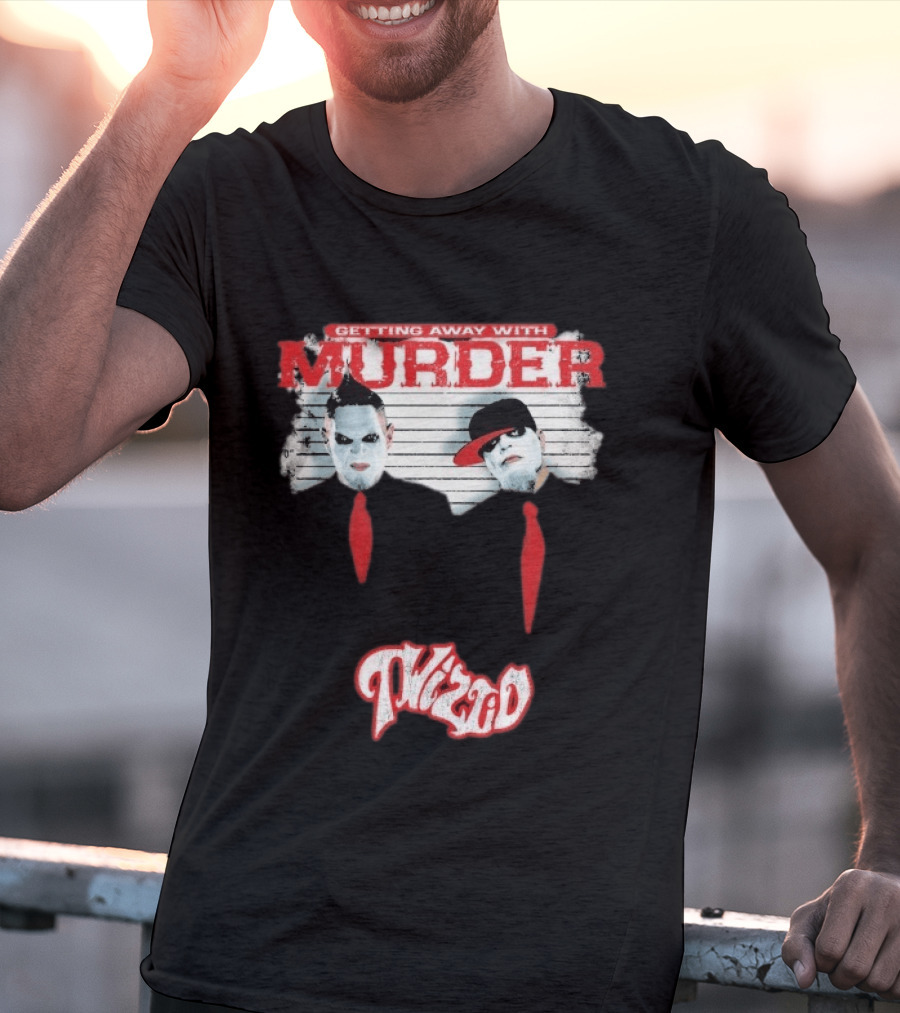 Twiztid Getting Away With Murder Face Paint Horror Music Duo T-Shirt