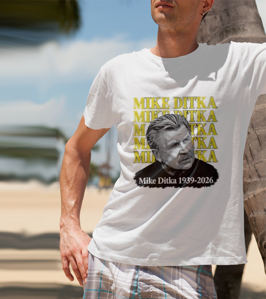 Mike Ditka Da Coach Chicago Bears 1939 2023 In Loving Memory T-Shirt
