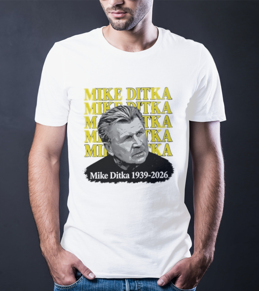 Mike Ditka Da Coach Chicago Bears 1939 2023 In Loving Memory T-Shirt