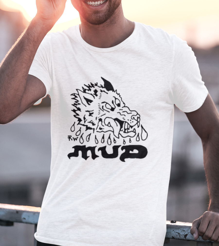 Remi Wolf Mud Rw Wolf Head Liquid Drips T-Shirt