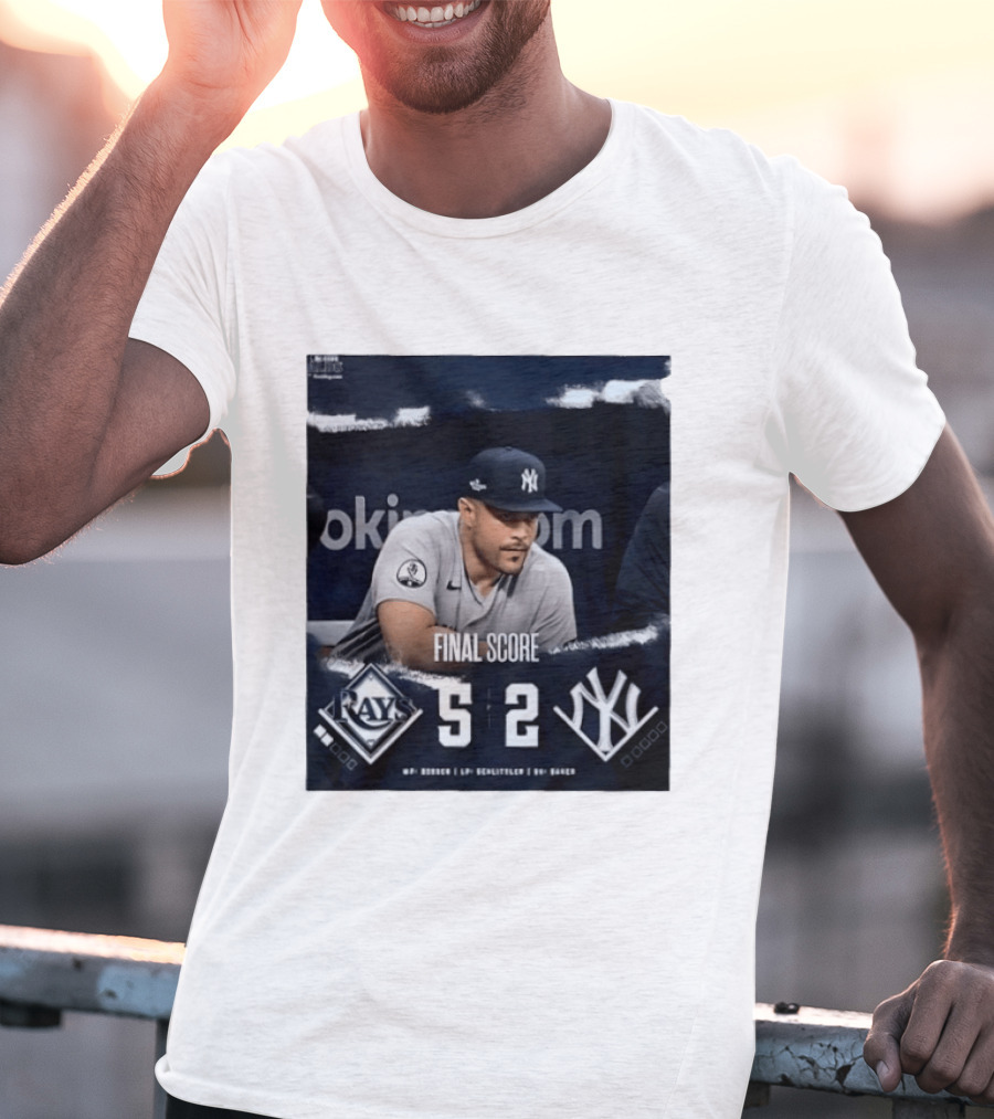 Final Score Tampa Bay Rays 5 New York Yankees 2 ALDS T-Shirt
