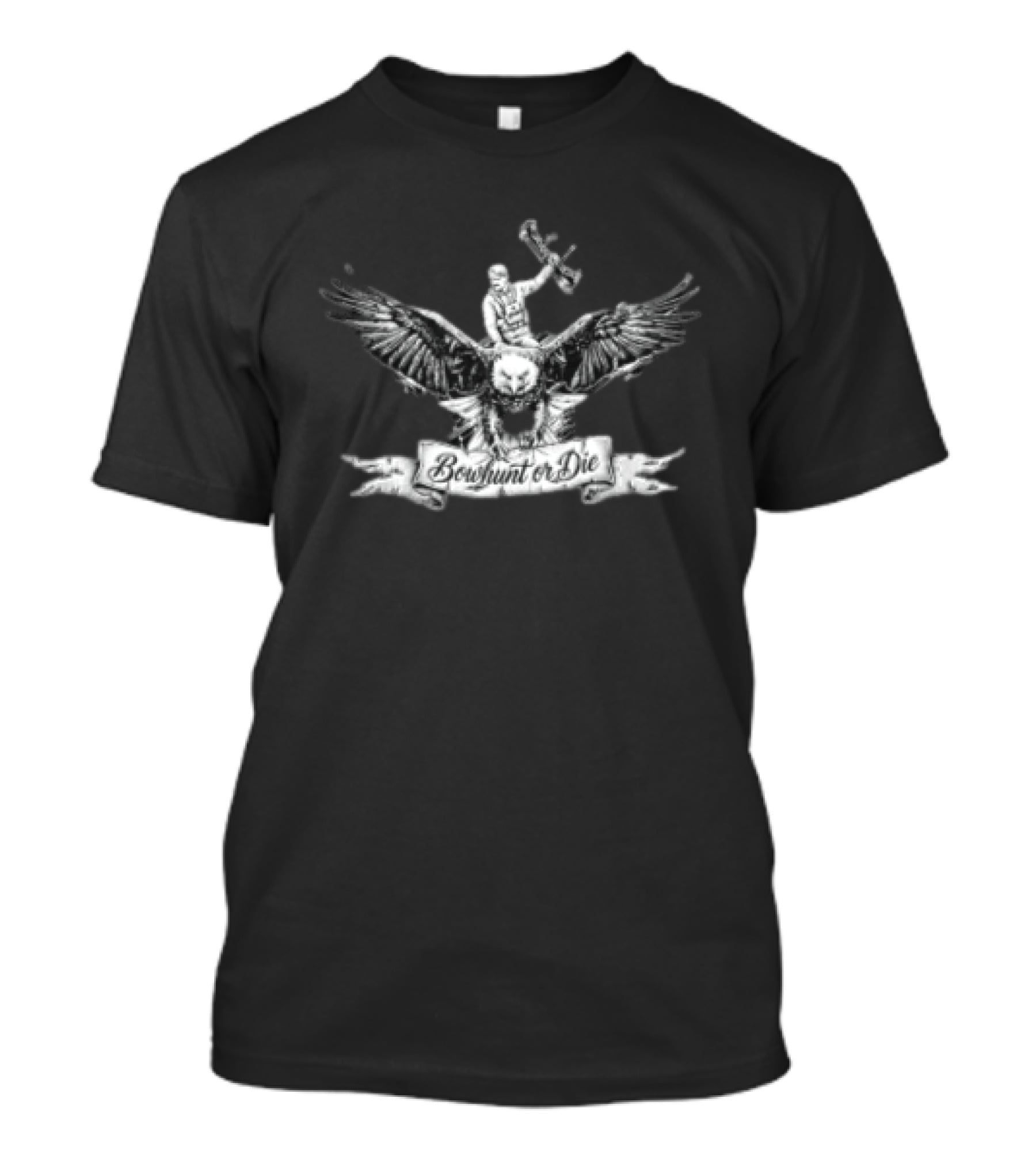 Bowhunt Or Die Eagle Hunter Archery Adventure T-Shirt