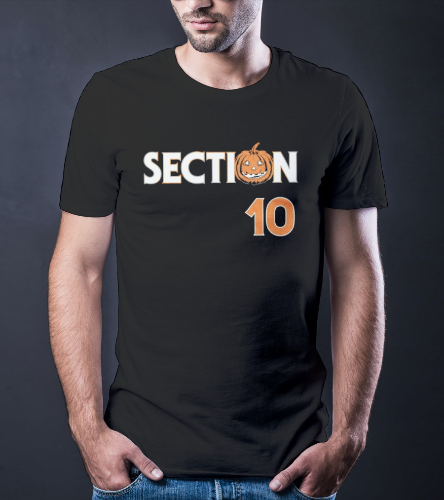 Section 10 Pumpkin Halloween Jack O' Lantern T-Shirt
