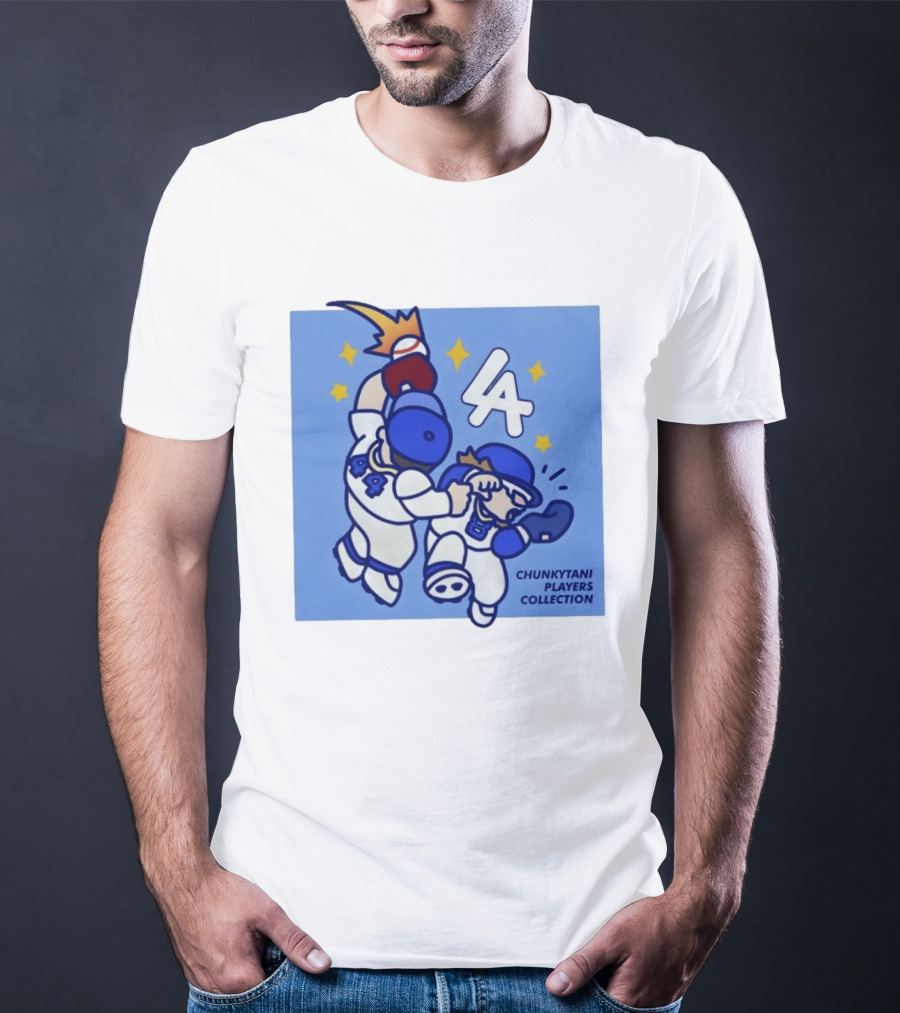 Chunkytani Players Collection LA 44 Baseball Los Angeles T-Shirt