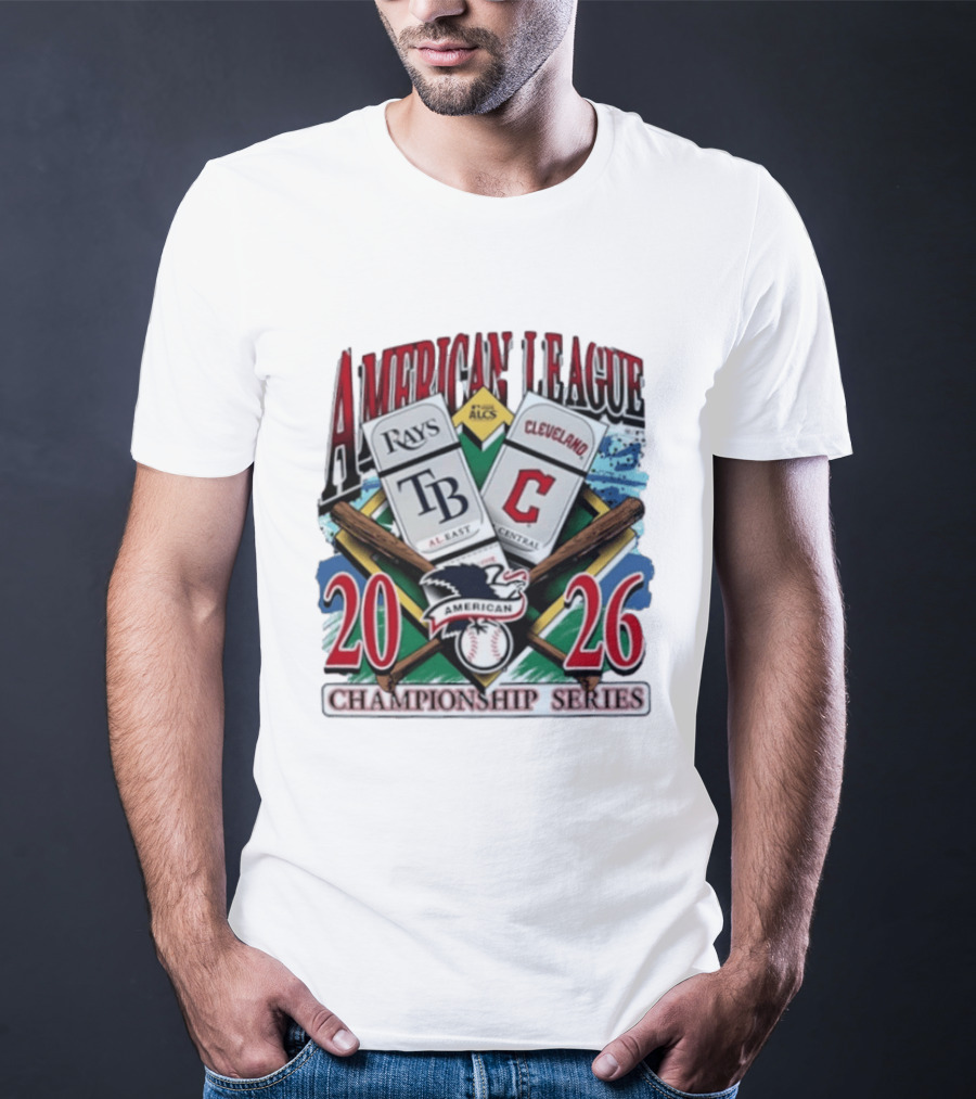 Cleveland Guardians Vs Tampa Bay Rays 2026 American League Championship Series ALCS Matchup T-Shirt