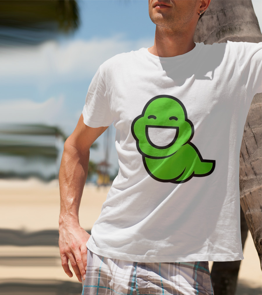 Homestuck John Egbert Slime Ghost Green Smiling T-Shirt