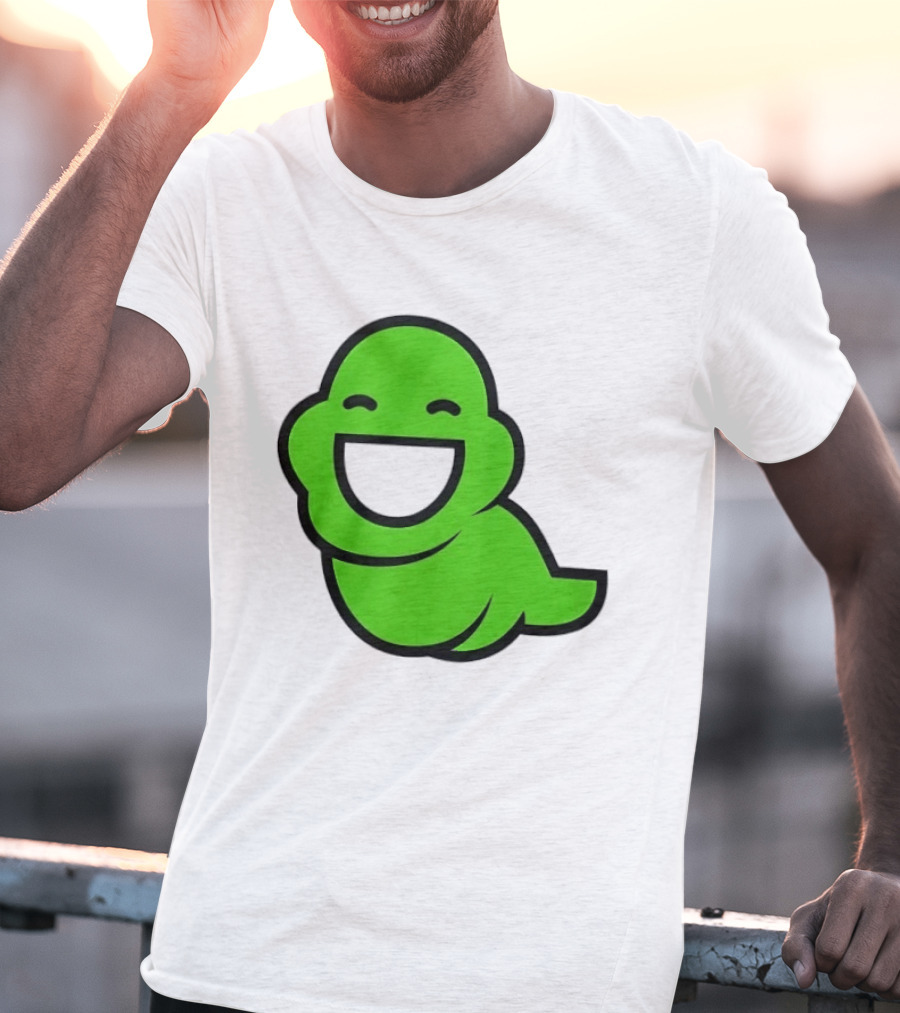 Homestuck John Egbert Slime Ghost Green Smiling T-Shirt