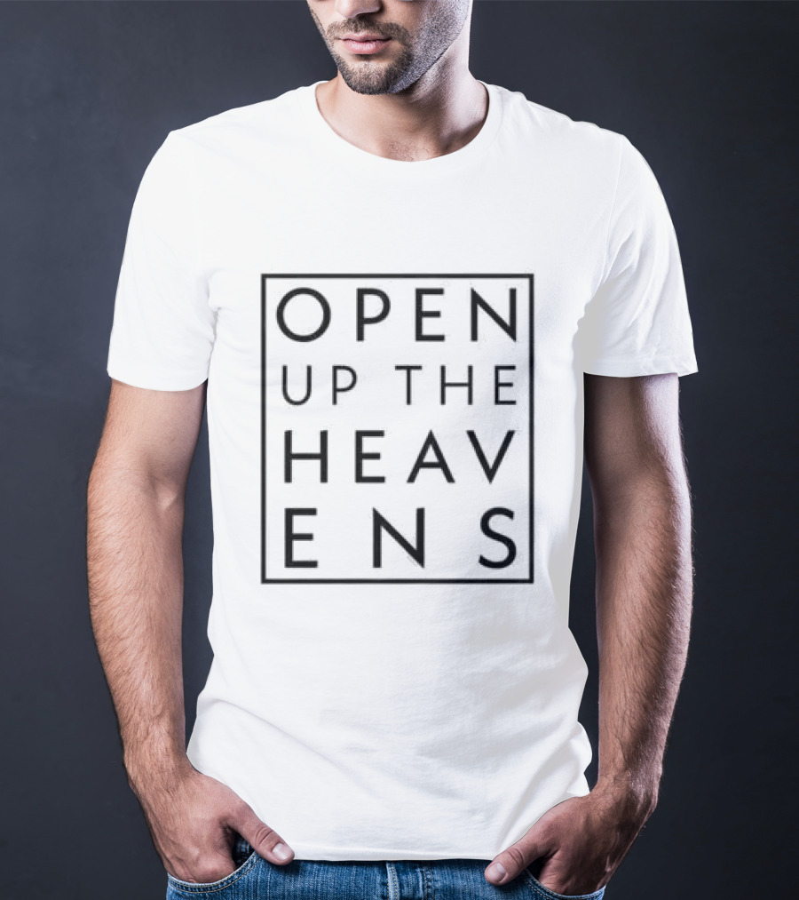 Meredith Andrews Store Open Up The Heavens Block T-Shirt