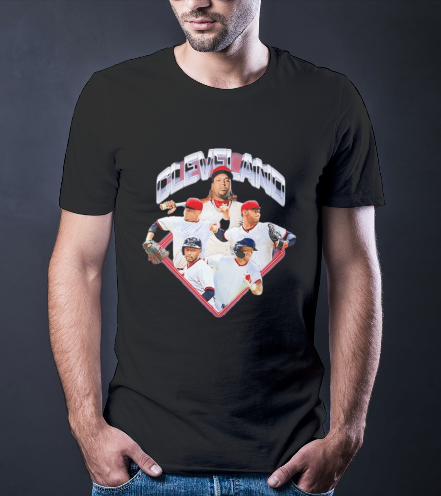Cleveland Guardians MLB 2026 Diamond Stars Collage T-Shirt