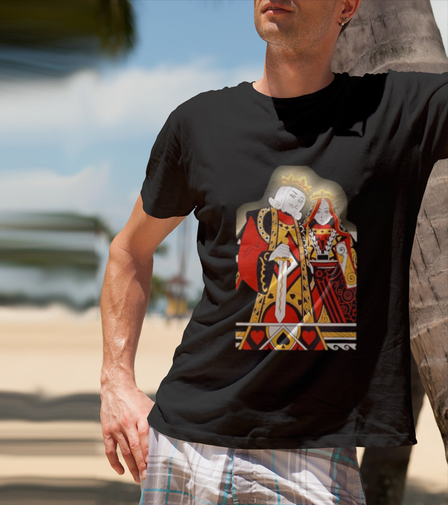 King And Queen Playing Card T-Shirt