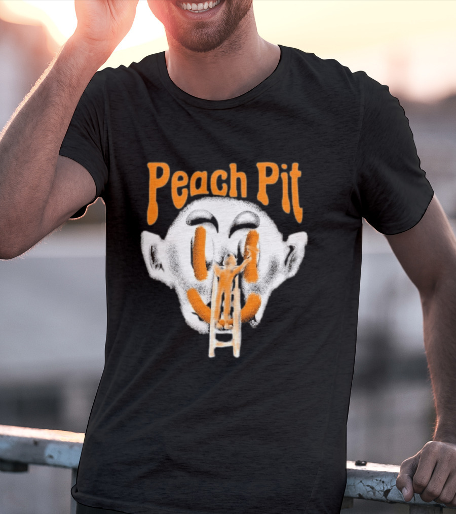 Peach Pit Face Painting Ladder T-Shirt