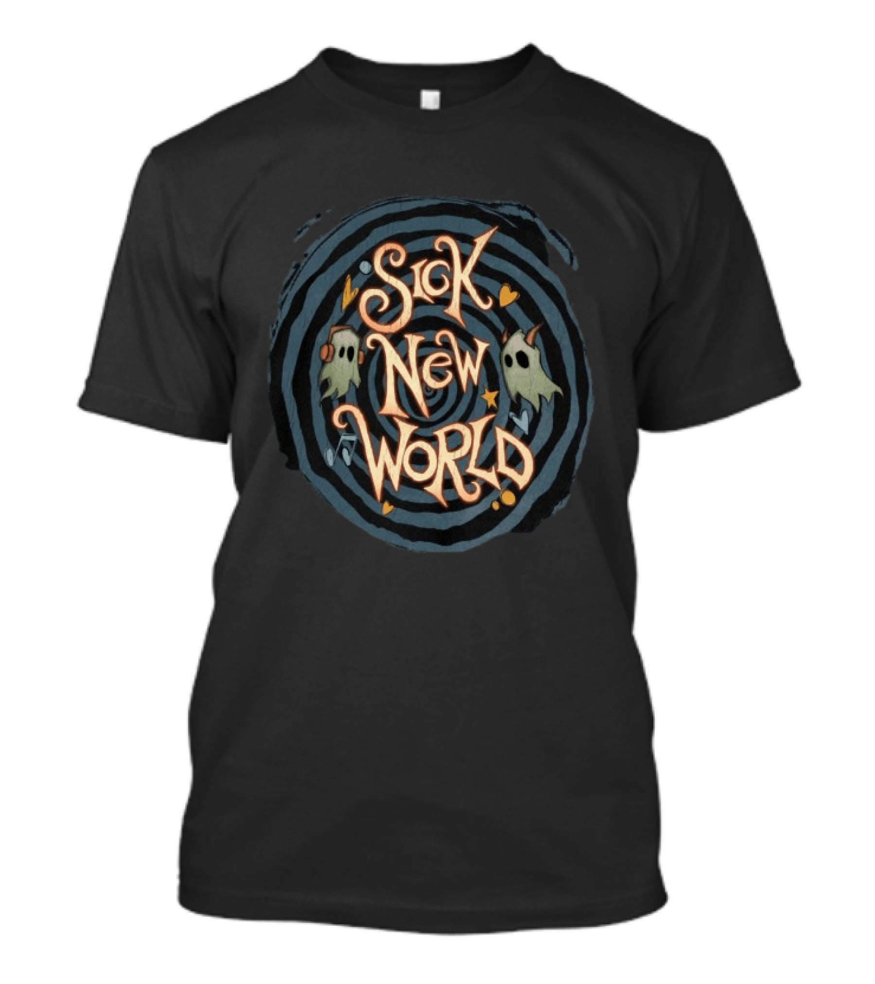 Sick New World Fest Ghost Spiral Lineup T-Shirt