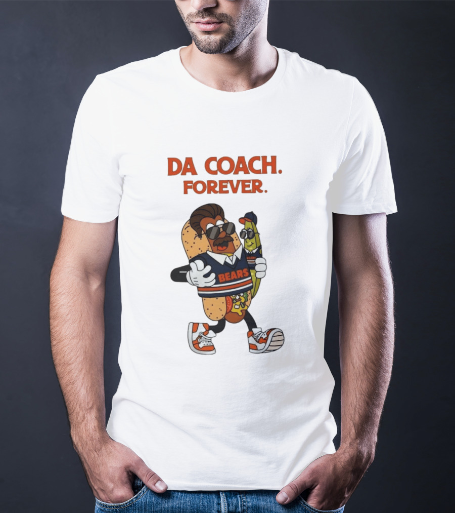 Da Coach Forever Bears Chicago Hot Dog T-Shirt