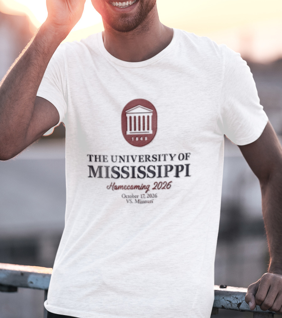 The University Of Mississippi Anniversary 1848 Ole Miss 2026 T-Shirt