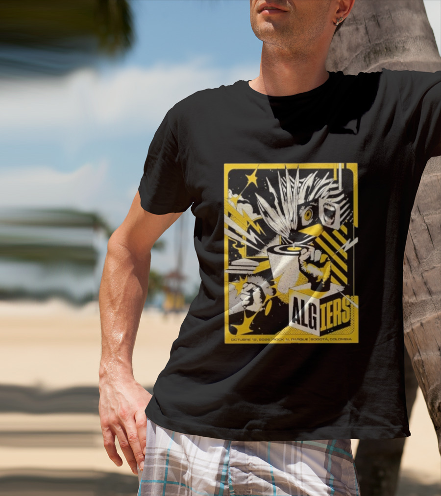 Algiers Live October 12 2026 Rock Al Parque Bogotá Colombia Event T-Shirt