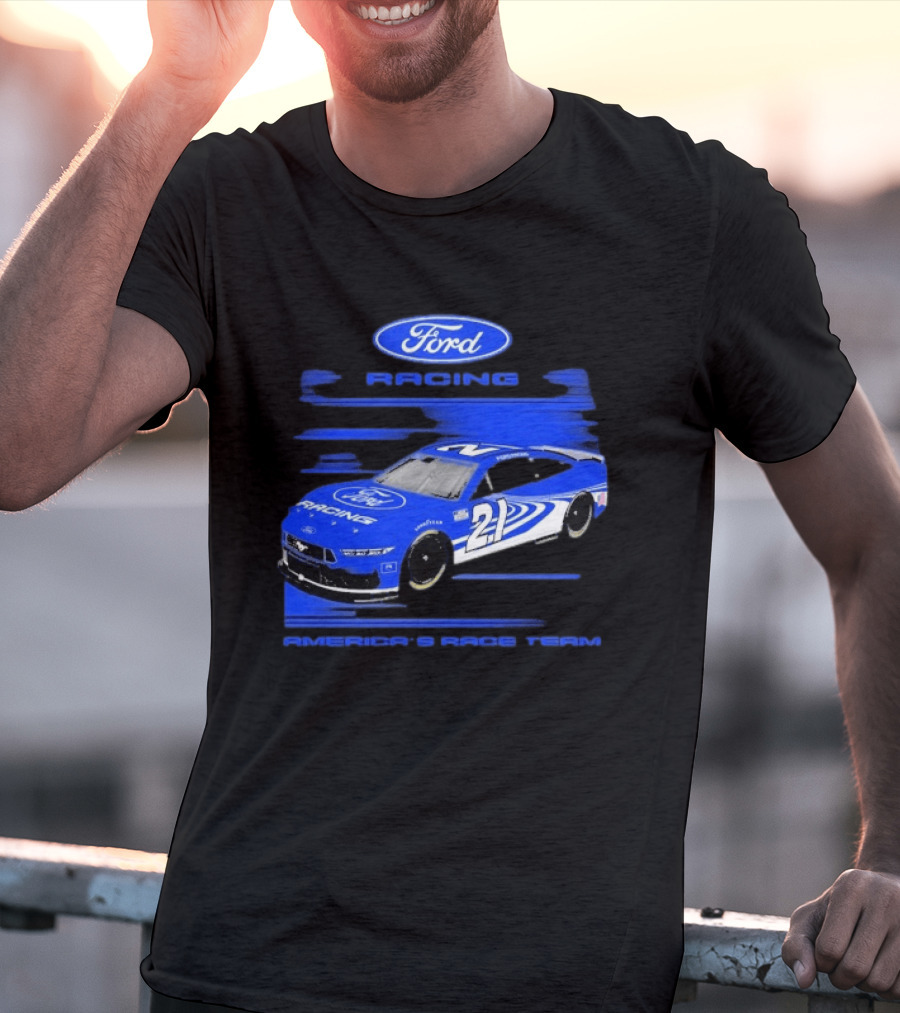 Ford Racing Nascar 21 America's Race Team T-Shirt