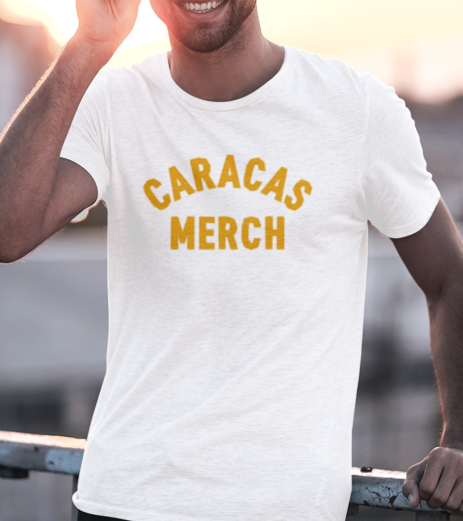 Caracas Merch Orange White T-Shirt