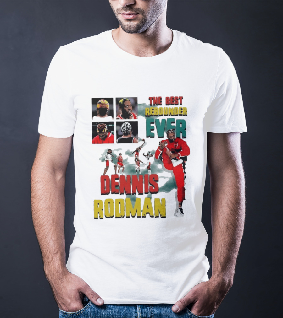 Dennis Rodman The Best Rebounder Ever Chicago Bulls Legend T-Shirt