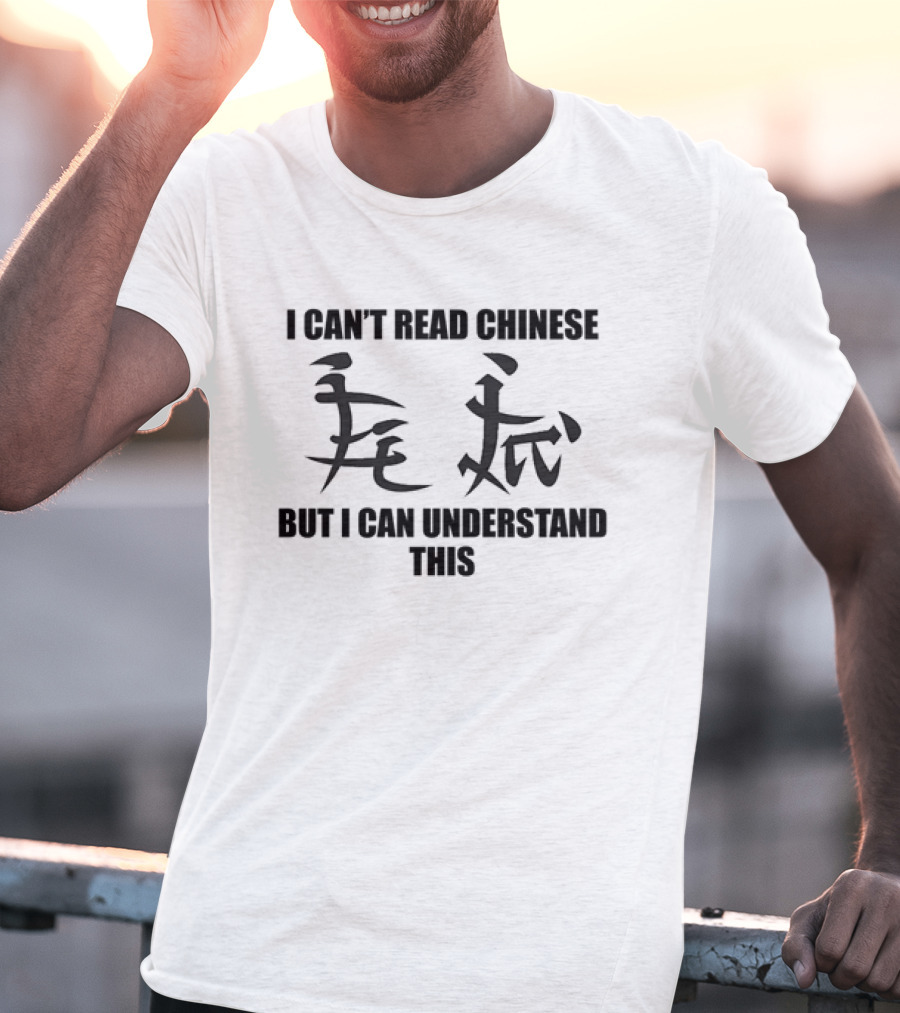 I Can't Read Chinese But I Can Understand This T-Shirt