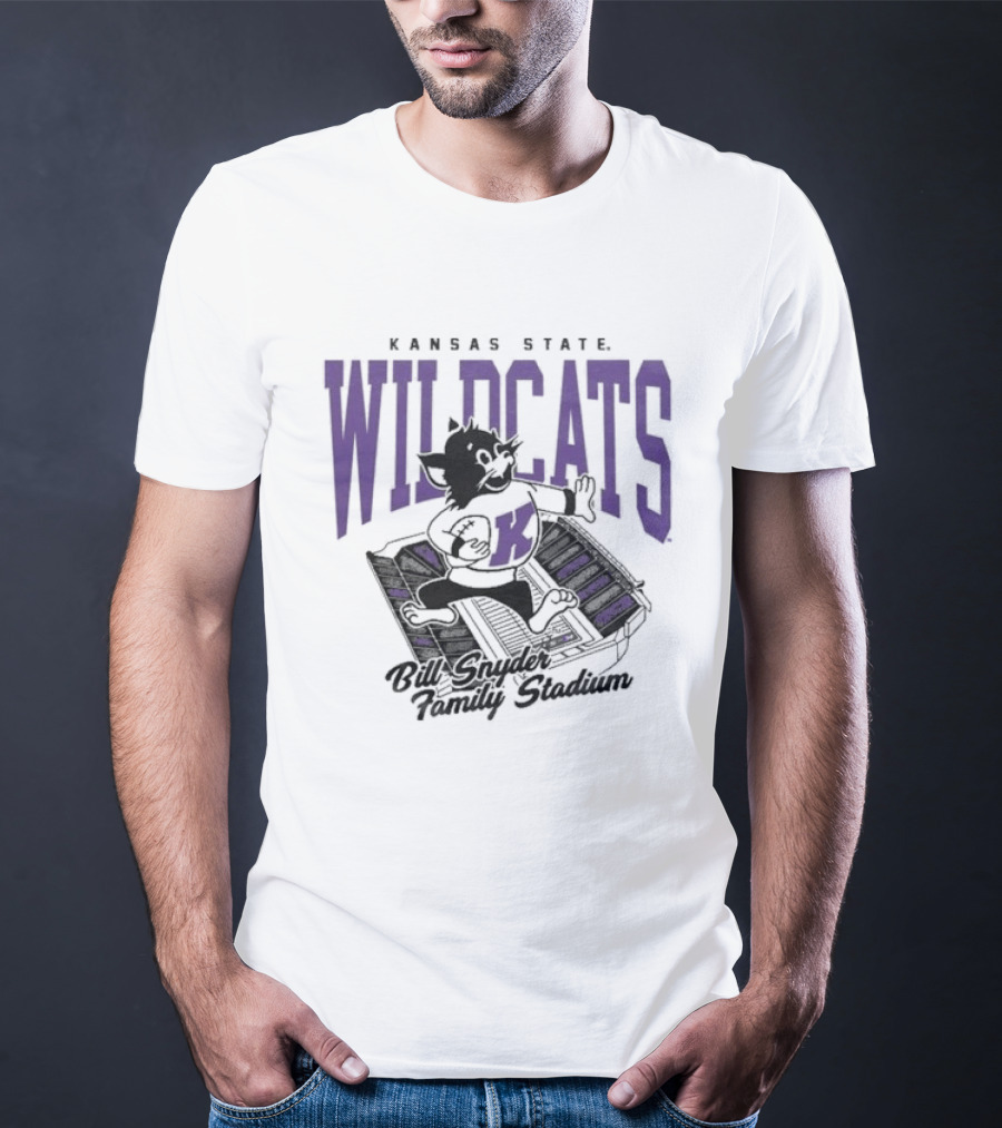 Kansas State Wildcats Bill Snyder Family Stadium Wildcat T-Shirt