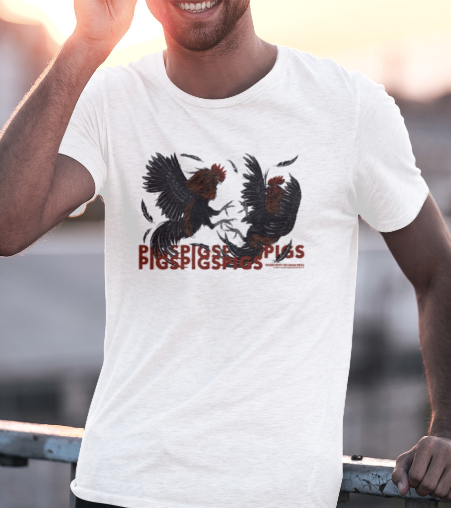 Pigs X7 Roosters Desertfest Band T-Shirt