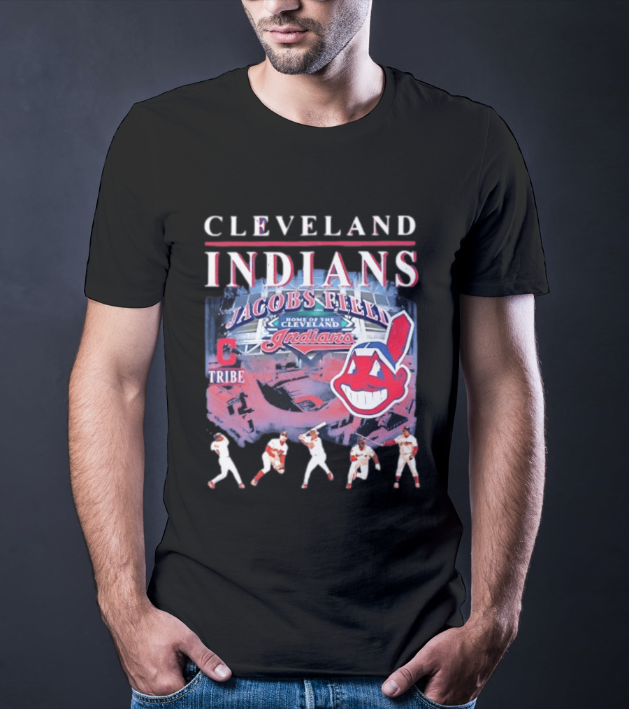 Cleveland Indians Jacobs Field Tribe Home Of The Indians T-Shirt