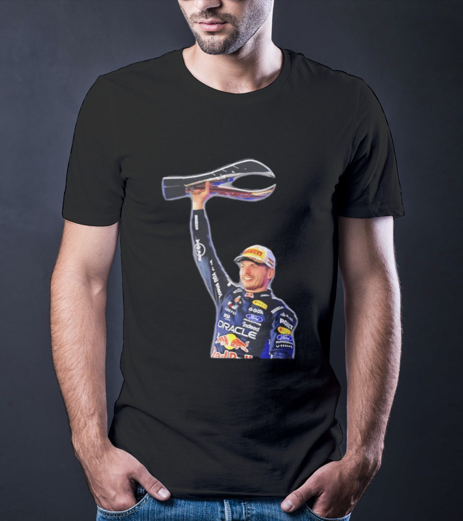 Max Verstappen Oracle Red Bull Racing 2026 Champion Trophy Celebration T-Shirt