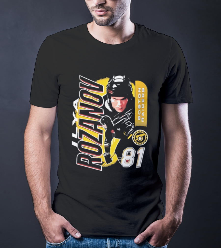 Rozanov Boston Raiders Hockey 81 T-Shirt
