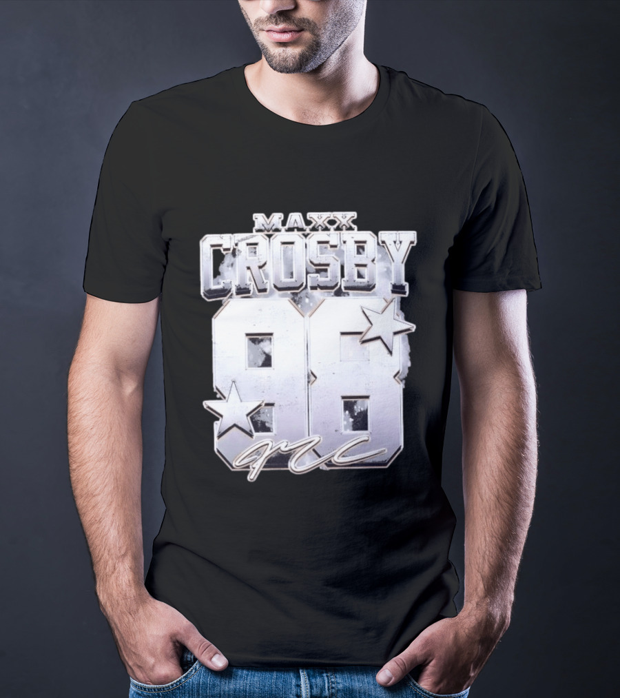 Maxx Crosby 98 Raiders Star Signature T-Shirt