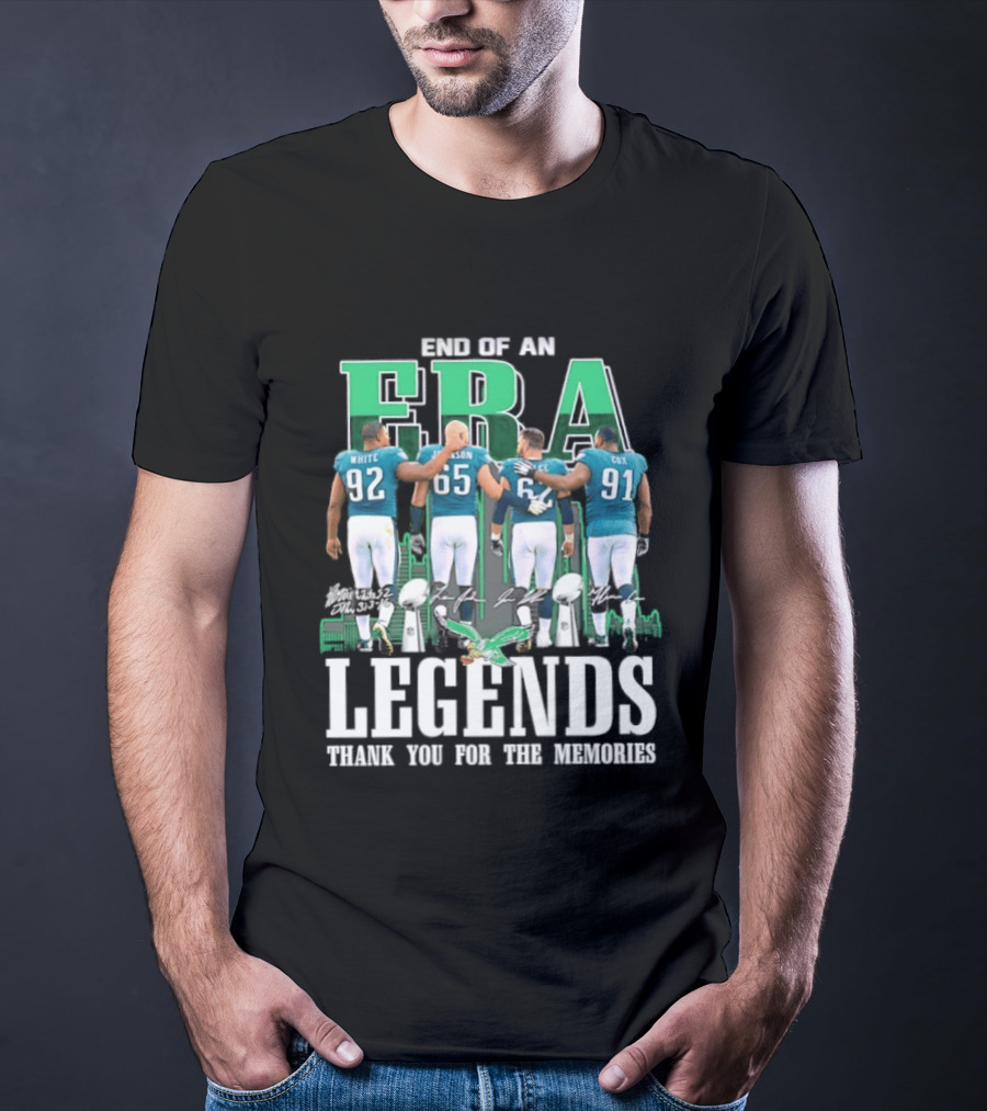 End Of An Era Legends Thank You For The Memories T-Shirt