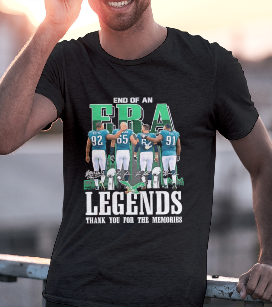 End Of An Era Legends Thank You For The Memories T-Shirt