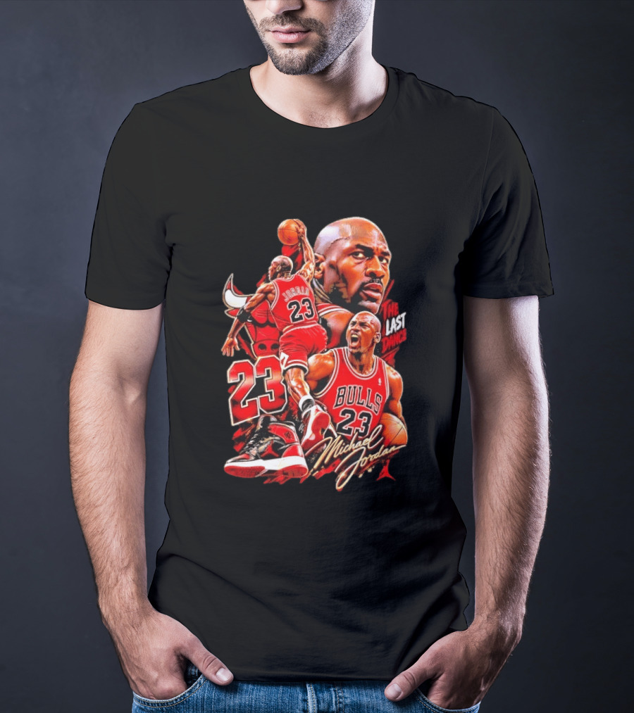 Michael Jordan Chicago Bulls 23 The Last Dance Bootleg T-Shirt