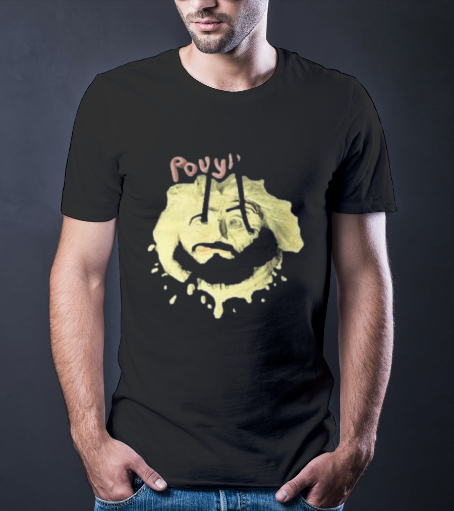 Pouya Clay Melted Smiley Face T-Shirt