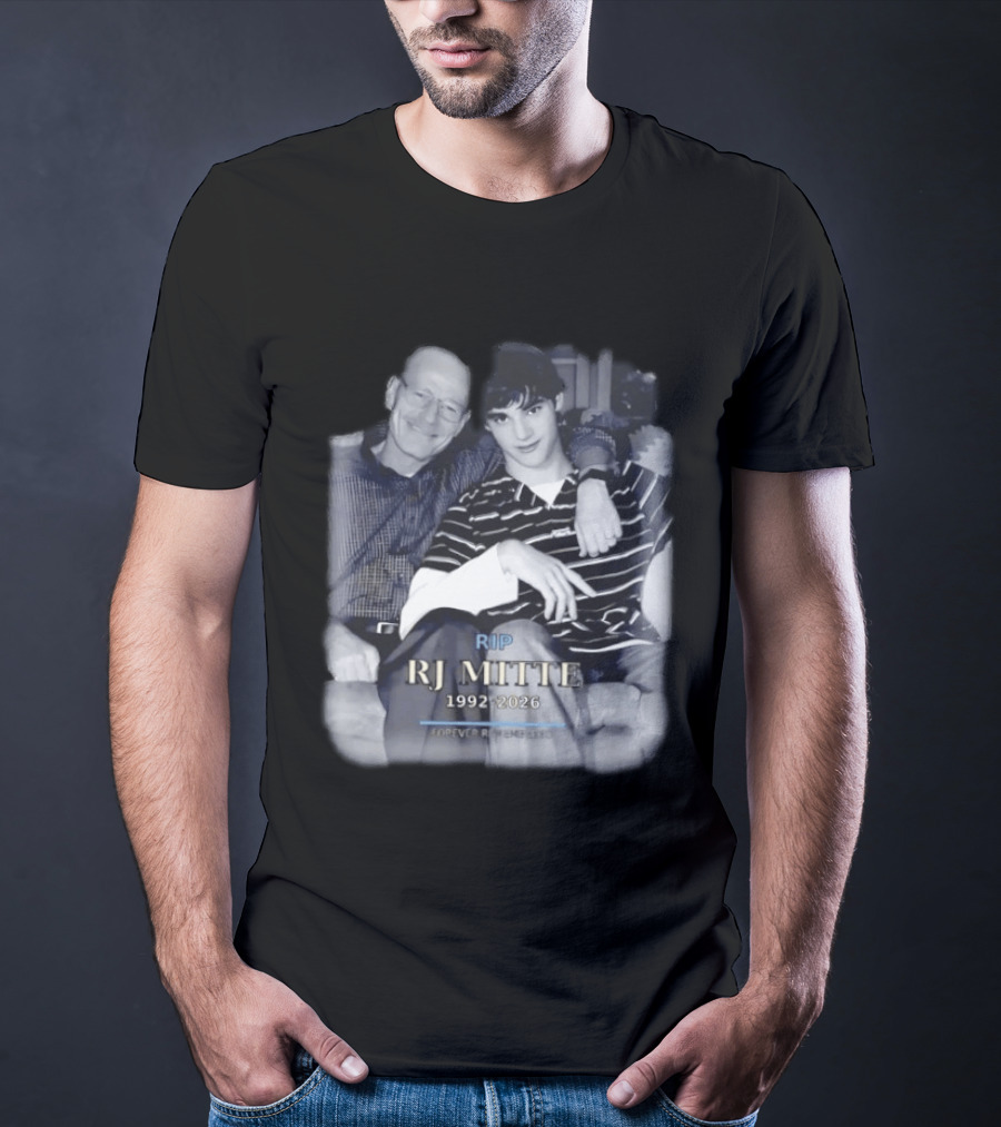 RIP RJ Mitte 1992 2026 Forever Remembered Breaking Bad Memorial T-Shirt